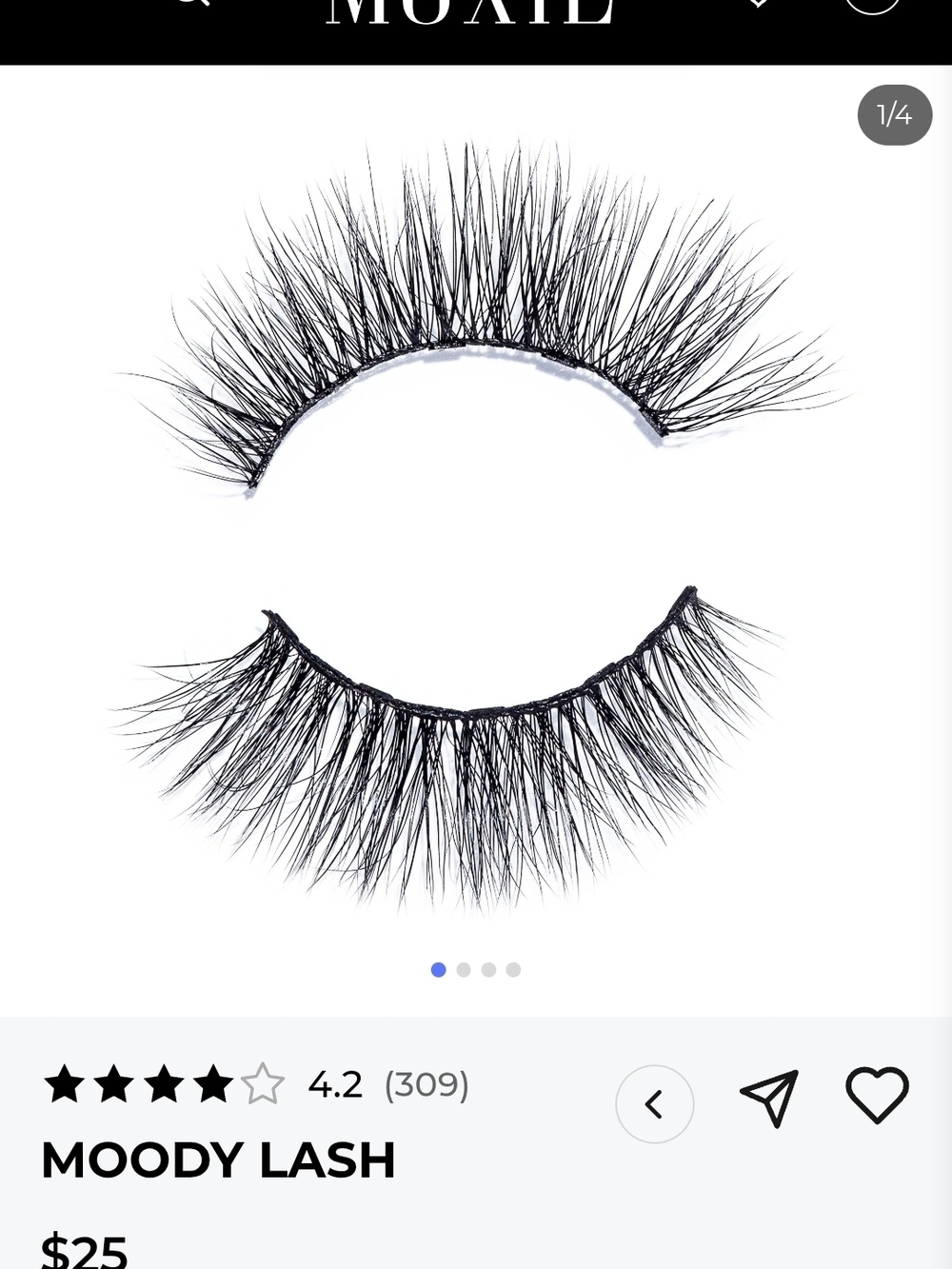 Moxielash Moody Magnetic Lashes NEW